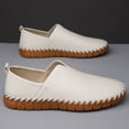 thumbnail image 6 of Men's Casual Loafers Slip On Leather Shoes Comfortable Lightweight Driving Shoes Male Moccasins Classic Penny Loafer Flats Boat Shoes Outdoor Walking Shoes, 6 of 12
