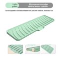 thumbnail image 2 of Shoreew Silicone Drain Pad for Kitchen Countertop Sink Splash Guard with Lip Drip Catcher Faucet Handle Drip Tray for Space Saving Dish Drying Mat with Grille Pattern for Air Circulation, 2 of 6