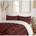 thumbnail image 6 of Ambesonne Oriental Duvet Cover Sets, Abstract Classic Medallion, 2-King, Burgundy and Multicolor, 6 of 7