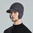 thumbnail image 5 of Baqcunre Beanies Hats Men, Elastic Warm Knitted Hat Winter Hat Mens Thickened Wool Hat Outdoor Warm Knitted Hat In Autumn And Winter, Beanie for Women, Baby Beanie, 5 of 7