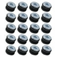 thumbnail image 3 of 20Pcs Motorcycle Rubber Grommets Kits Motorcycle Windshield Bolts for Fairings Rubber,20 x Rubber Grommet,Black & Silver, 3 of 8