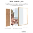 thumbnail image 4 of Lienzo de pared Hesendot Positano Beach, 30 x 40 cm, marco de roble, 4 of 7