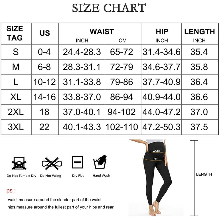 KUMAYES Maternity Leggings for Women Over The Belly Pregnancy Pants with  Full Panel Workout Leggings for Pregnant(Black Large) 