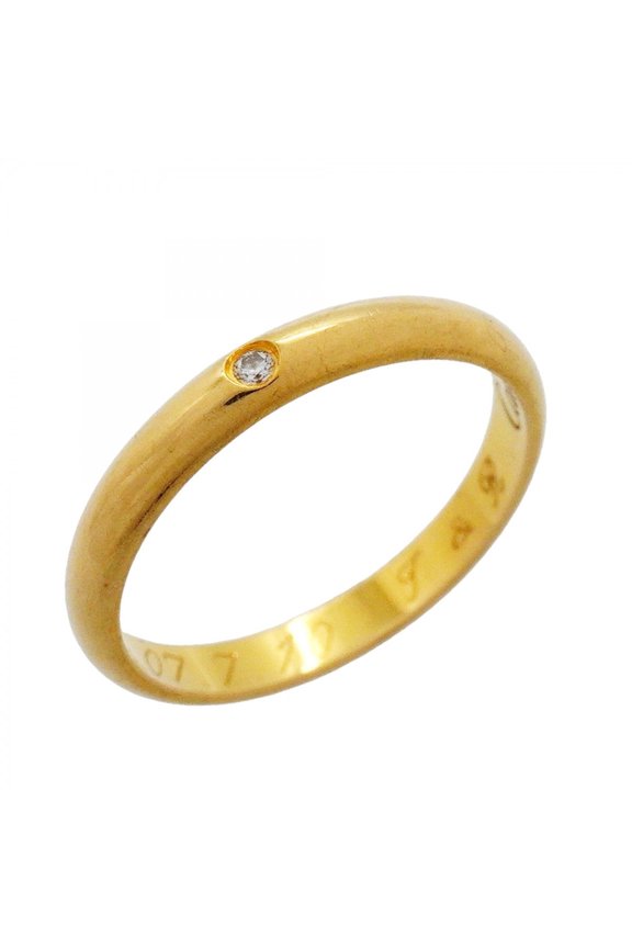 Pre-Owned Cartier Classic Ring, 1PD (18K Yellow Gold) Diamond, Size 50, Ladies', P3291664