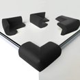 thumbnail image 1 of [10 paquetes] Protectores de esquinas de seguridad para niños, protectores de esquinas de espuma suave para bebés en ángulo recto sin olor para bebés y niños (negro), 1 of 5