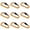 Gold, variant on VMWMSSR 10Pcs D Shape Locking Carabiner Clip Set, Aluminum Alloy Quick Release Buckle Hook, Lightweight Multi Color Gear Clip For Backpack Keychain Daily Outdoor Organizing(Hot Pink-10PCS)