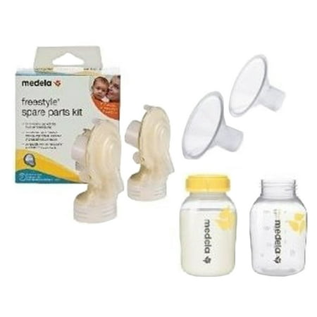Medela Freestyle Spare Parts Kit with 2-- 27mm Breastshields and 2 - 150 mL