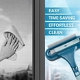 thumbnail image 6 of Window Screen Cleaning Brush 2-in-1 brush squeegee removes dust dirt water stains fast extendable rod for patio door porch screen cleaning home use, 6 of 8