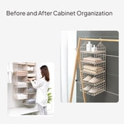Tnarru Dorm closet organizer maximizes space.