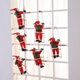 thumbnail image 3 of Juguete de decoración de escalera de cuerda de escalada de Papá Noel, 3 piezas Colgante de Navidad Muñeca Árbol colgante Hogar Interior / Pared exterior Decoración de fiesta familiar kaili Sencillez, 3 of 5
