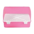 thumbnail image 2 of Caja de para inodoro, jaula cuadrada, caja para ir al baño, bandeja de entrenamiento para conejillos de indias, bandeja de entrenamiento para Rosa, 2 of 8