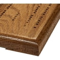 thumbnail image 4 of WE Games Cribbage Set - USA Made - Solid Wood 2 Track Board - Metal Pegs, 4 of 8