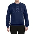 thumbnail image 2 of Wild Bobby DAD Varsity Letters Unisex Crewneck Sweatshirt, 2 of 6