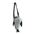 thumbnail image 1 of Bolsa de playa de malla de verano para niños con correas ajustables de 25 x 18 x 15 cm para acampar, bolsa de almacenamiento ligera y multiusos para Negro, 1 of 8