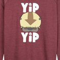 thumbnail image 3 of Avatar - The Last Airbender - Cute Appa Yip Yip - Women's Lightweight French Terry Long Sleeve Shirt, 3 of 5