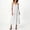 *White, variant on ClodeEU Women's French Vintage Fitted Spaghetti Strap Dress, Elegant Low Cut Flowy Midi Dress Purple,Womens Plus L