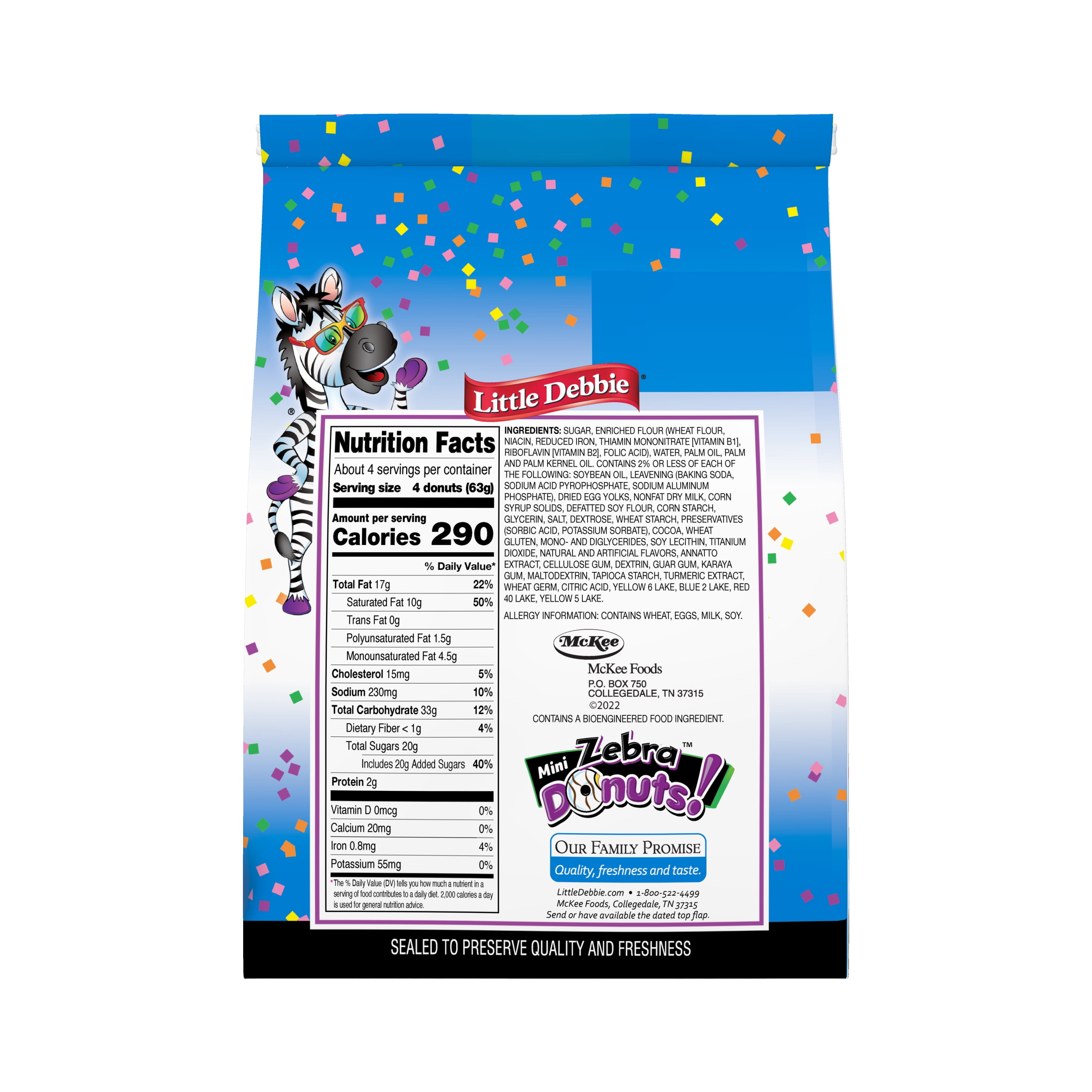 Little Debbie Mini Zebra Donuts, 8.9 oz