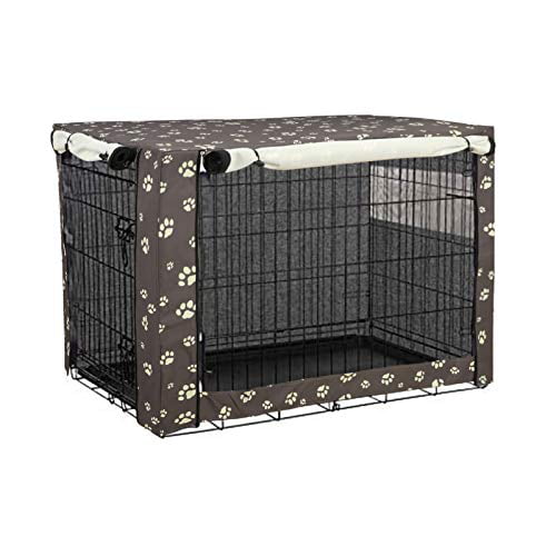 Durable Dog Kennel Cover for Medium and Large Dogs M: 31x20x21 in, Y01 TUYUU Dog Crate Cover Pet Crate Cover with Double Door and Breathable Mesh