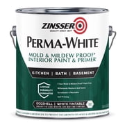 Zinsser 2771 Perma-White Eggshell Household Paint & Stain, 1 gal