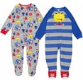 thumbnail image 1 of Ensemble de 2 Pyjamas pour Enfants (Monstre Bleu, 18 Mois), 1 of 5