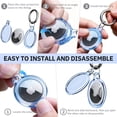 thumbnail image 7 of GOSCHE Airtag Holder 4 Pack Apple Airtag Keychain Waterproof Airtag Case for Dog Collar Kids Bag Luggage 4 Colors, 7 of 7