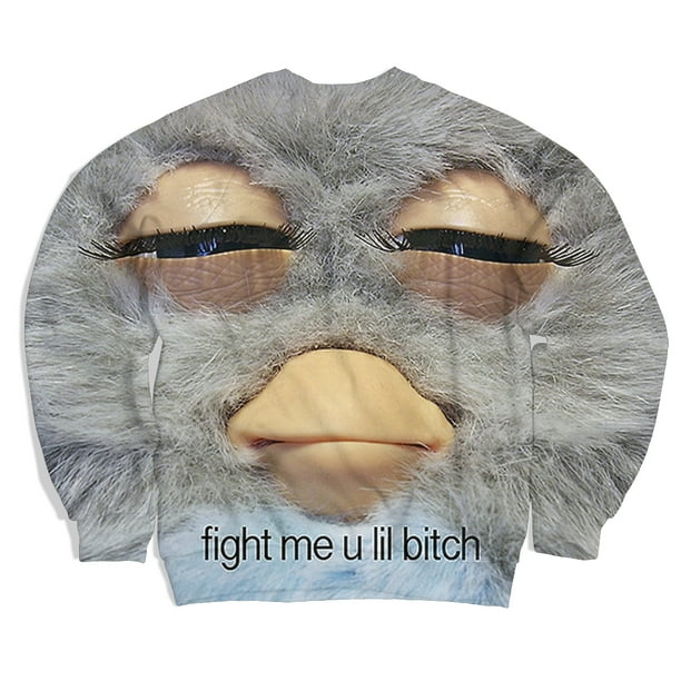 Fight Me Furby Sweater - XL - Walmart.com