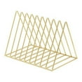 thumbnail image 1 of Iron Book Organizer Storage Shelf Magazines Rack Office Study Newspaper Display Stand Decoration Type 9, 1 of 10