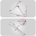 thumbnail image 2 of shiyou-Triceps Pull Down Attachment, Cable Machine Accessories for Home Gym, LAT Pull Down Attachment Weight Fitness, Cable Machine Attachment Set - Triceps Rope, LAT Pull Down Bar, V-Bar, Double D, 2 of 4