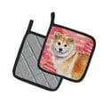 thumbnail image 2 of Shiba Inu Love Pair of Pot Holders, 2 of 2