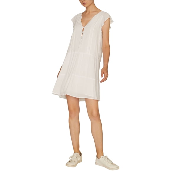 Sanctuary Clothing Free Love Vestido con gradas para mujer, blanco, extragrande