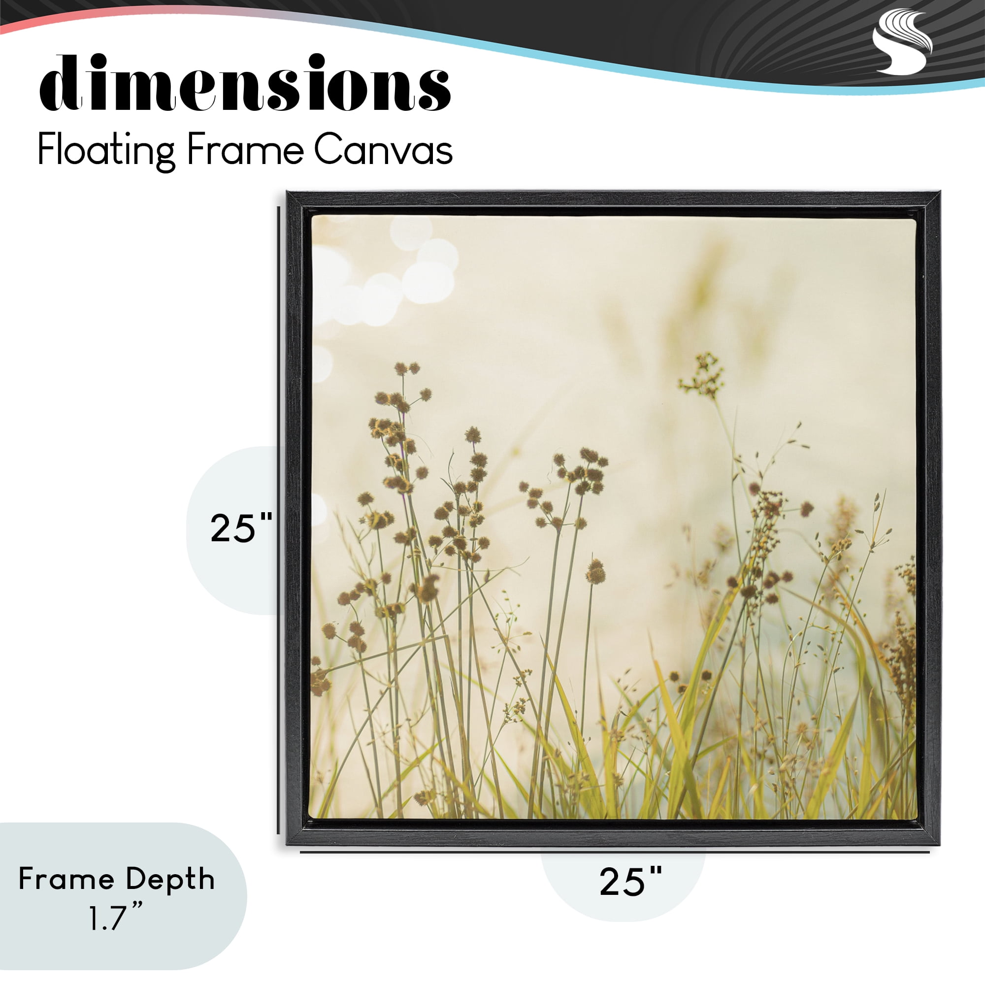 Stupell Industries Country Afternoon Walk Black Framed Floater Canvas Wall Art, design by Erin Marie