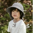 thumbnail image 5 of Jan & Jul Sun-Hat for Toddlers Girl Boy Adjustable, 50+UPF Quick-Dry (M: 6-24 months, Grey), 5 of 6