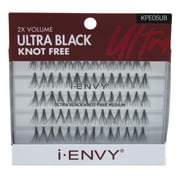 Kiss I Envy Knot Free Medium Lashes, Ultra Black, 70 Ea, 2 Pack