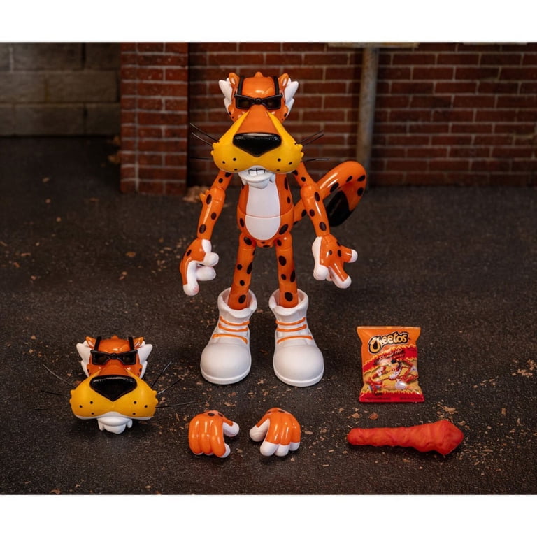 Jada Toys – Cheetos Chester Cheetah Action Figure Flamin' Hot Glow