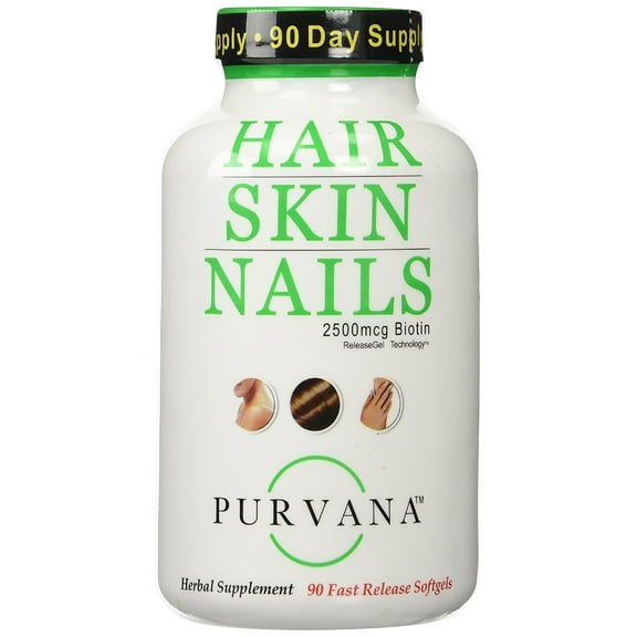 Purvana Hair, Skin and Nails, 90 Ct