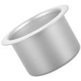 thumbnail image 1 of CRAFTHROU Inserto Portavasos Metálico Estable Y Resistente Para Interior De Y Sofá Color Plata, 1 of 8