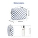 thumbnail image 5 of Neceser de viaje Narwey Small para mujer impermeable gris, 5 of 7