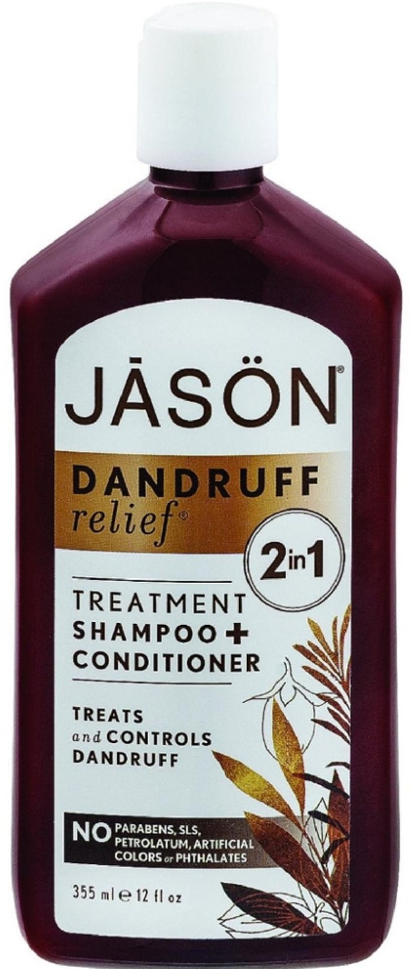 3 Pack - Jason Dandruff Relief 2 in1 Treatment Shampoo + Conditioner 12
