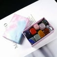 thumbnail image 3 of EOEMY 10Pcs Natural Tumbled Stone Quartz Chakra Healing Crystal Polished Set Gift Box, 3 of 9