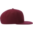 thumbnail image 3 of Atlantis  Adult 6 Panel Sustainable Flat Peak Baseball Cap, 3 of 4