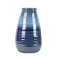 thumbnail image 1 of Sagebrook Home Vase en Céramique 16" Bleu Réactif, 1 of 1