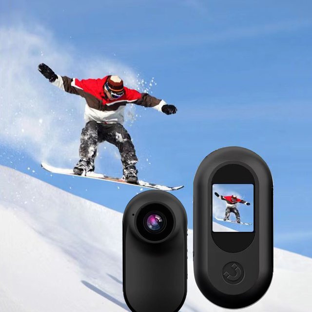 Cámara HD antivibración con clip trasero, grabadora de motocicletas, video para policías, cámara de fotos deportivas para pulgar, cámara de tablero 1080P, con pantalla de 0,96 pulgadas, compatible con