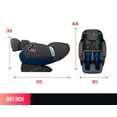 thumbnail image 7 of BestMassage Full Body Zero Gravity Electric Massage Chair,with Wireless Bluetooth Speaker,Black, 7 of 7