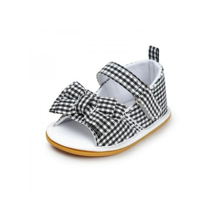 

Infant Girls Bow-knot Sandal Soft Sole Cotton Shoes