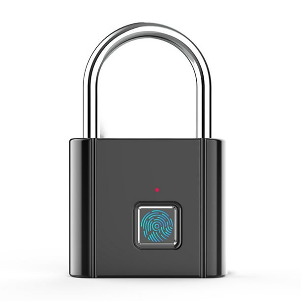 Portable Waterproof Smart Fingerprint Padlock Thumbprint Door Padlocks
