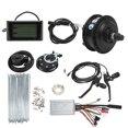 thumbnail image 2 of Kit de motor de cubo de rueda trasera, kit de conversión de bicicleta eléctrica Juego de motor de cubo con instrumento LCD W Juego de motor de cubo construido para profesionales, 2 of 8