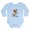 Sky Blue, variant on CafePress - Sitting JRT Long Sleeve Infant Bodysuit - Long Sleeve Cotton Baby Bodysuit