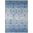 thumbnail image 4 of Safavieh Madison Collection MAD604N Glam Ogee Trellis Distressed Non-Shedding Living Room Bedroom Area Rug, 5'1" x 7'6", Navy / Blue, 4 of 5
