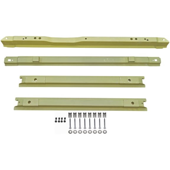 KarParts360 For Ford F-250 Super Duty/F-350 Super Duty 1999-2017 Truck Bed Floor Support | With 4 Rails | With 2 Body Bolts And 2 Clip Nuts | Replacement For BC3Z9911215B, F81Z9911215BA