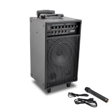 Pyle PWMA860i Wireless and Portable PA Speaker Sound System with 30-Pin iPod/iPhone Dock, Built-in Rechargeable Battery,